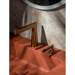 Смеситель для раковины Boheme Duo 161-CB, COPPER BRUSHED