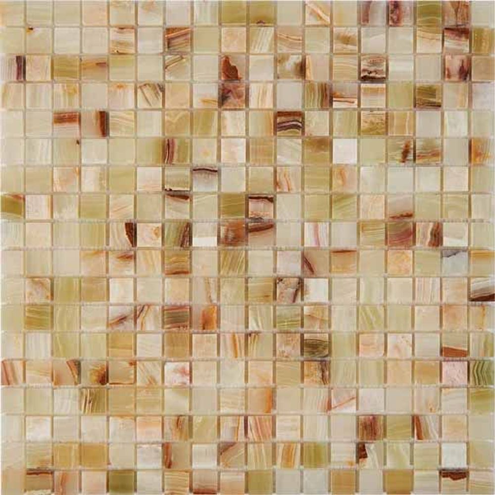 Мозаика PIX307  из оникса Honey onyx (48x48)