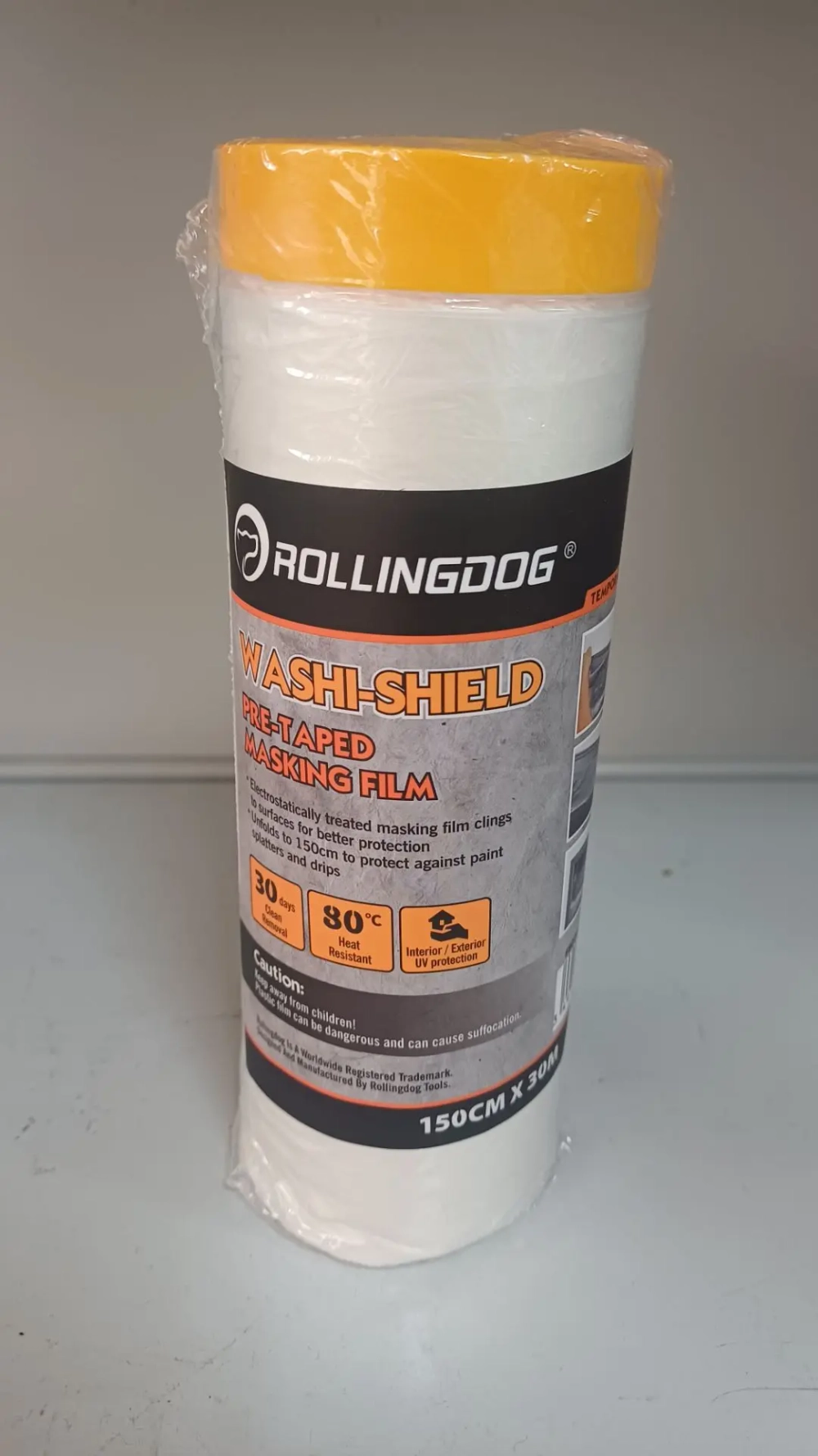 Укрывное полотно на малярной ленте Rollingdog 150см*30м арт 80261