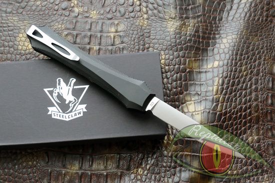 Складной нож автоматический Steelclaw Бретер-02 c клинком из стали D2, рукоять алюминий