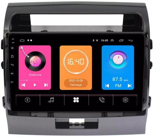 Магнитола для Toyota Land Cruiser 200 2007-2015 (экран климата внизу) - GT10-1004 на Android 10
