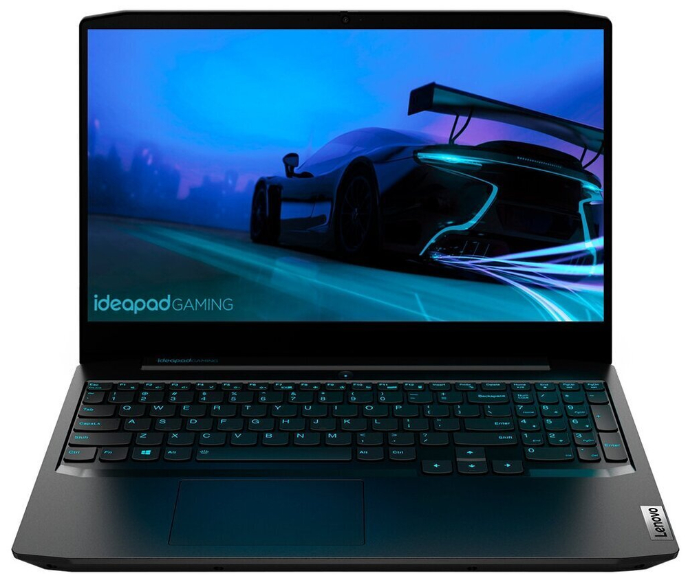 Ноутбук Lenovo Ideapad Gaming 3-15ARH05. Конфигурация: AMD Ryzen 5 4600H 3.0 ГГц/8 ГБ DDR4/SSD 256ГБ/NVIDIA GeForce GTX 1650 - 4 ГБ/Без ОС/15.6 "; 1920х1080; IPS