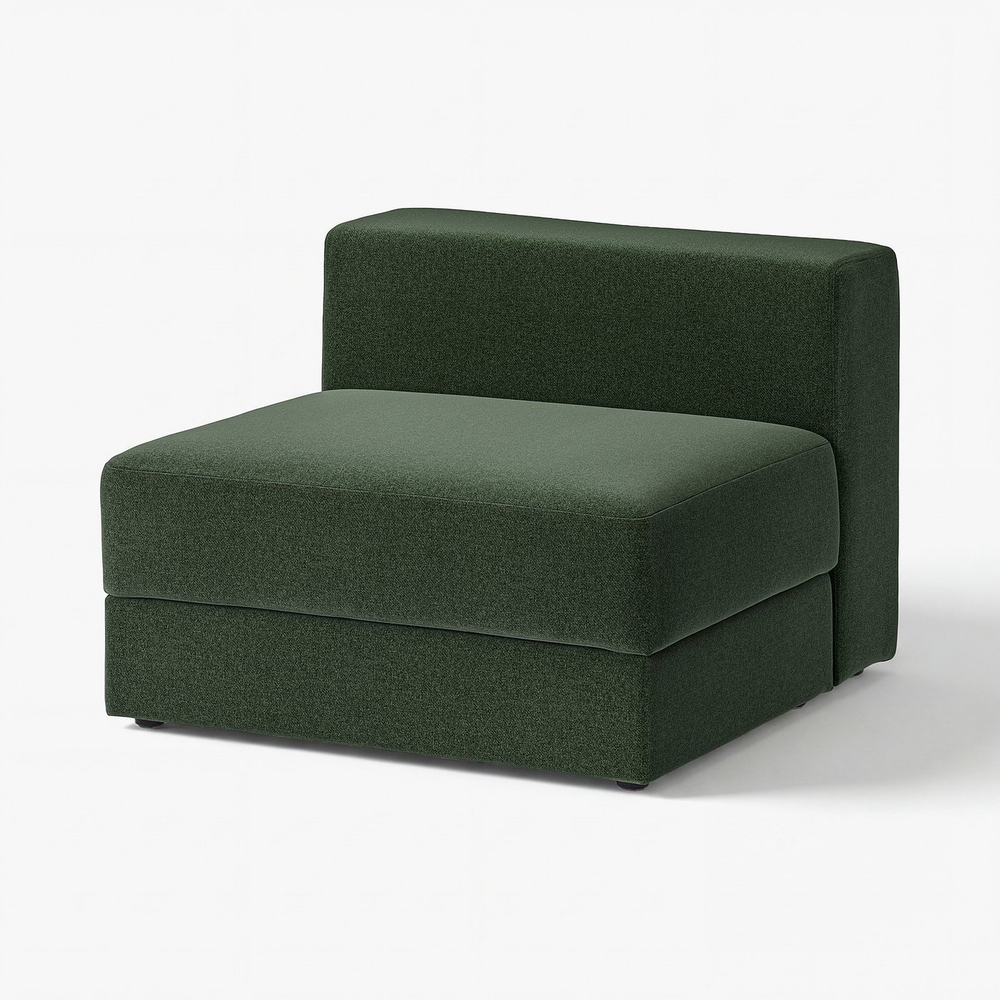 IKEA JÄTTEBO  (ИКЕА ЙЭТТЕБО)  -  Чехол на модуль 1,5-местный с ящиком для хранения - Юханнесхов тёмно-зелёный
