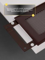 Вентиляционная Решетка РП 100х400 Коричневый