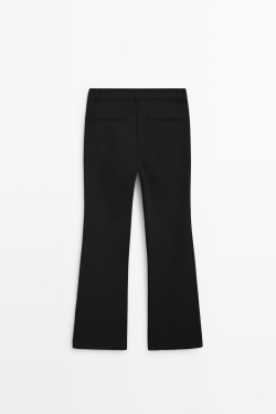 Massimo Dutti Брюки-клеш, черный