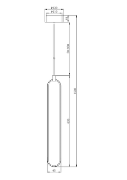 Подвесной светильник Maytoni MOD017PL-L13N