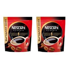 Кофе растворимый Nescafe Classic с молотым 500 г 2 шт