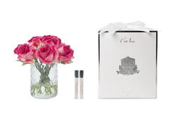 HERRINGBONE CLEAR MAGENTA rose budsБукет Cote Noire Розовый