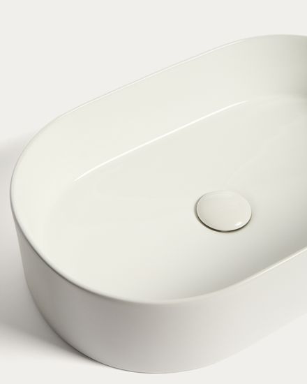 Раковина Ovara из белой керамики 50 x 31 см