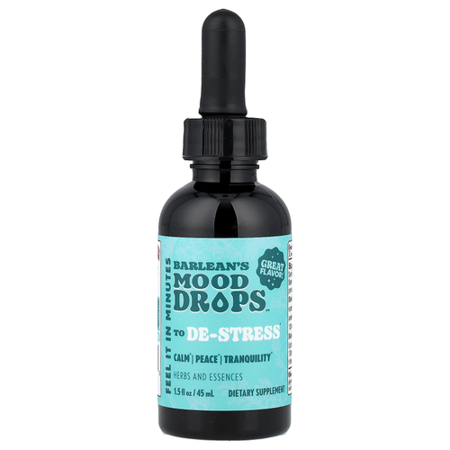Barlean's, Mood Drops™, капли для снятия стресса, 45 мл (1,5 жидк. унции)