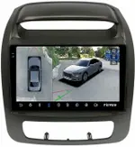 Магнитола для KIA Sorento 2 XM 2012-2020 (отдельный экран климата, со штатной КЗВ) - Teyes CC3-2K-360 монитор 9.5" 2K QLED на Android 10, Быстрая, CarPlay, 4G SIM-слот, 4 камеры в комплекте