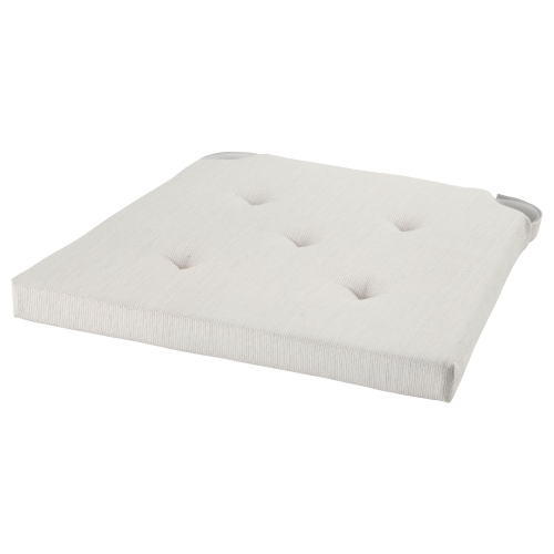Подушка на стул IKEA JUSTINA (ЮСТИНА), Экрю, 35 / 42х40х4 см