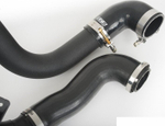 Пайп кит ECS Tuning MQB Gen3/Gen4 1.8/2.0T High Flow Turbo Outlet Pipe Kit - Wrinkle Black