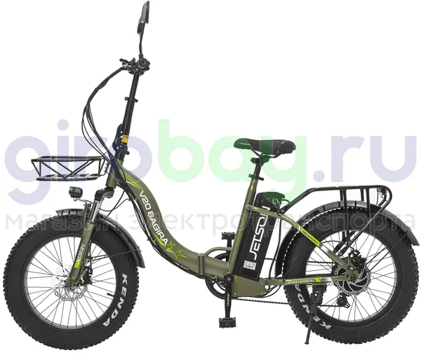 Электровелосипед Jetson V20 BAGIRA (48v/13Ah) - Хаки фото №5