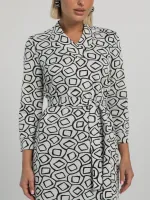 Платье Лаконичный стиль (черно-белое) П16036-19М LT Collection