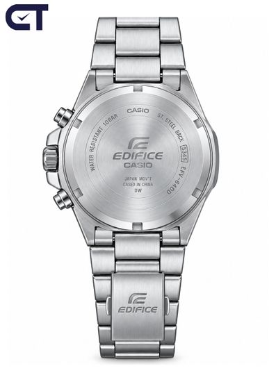 CASIO EFV-640D-2AVUDF EDIFICE мужские наручные часы — стальной мужская модель с синим циферблатом
