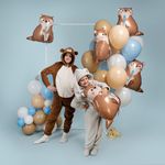 Шар (25''/64 см) Фигура, Милая выдра, 1 шт. в уп.