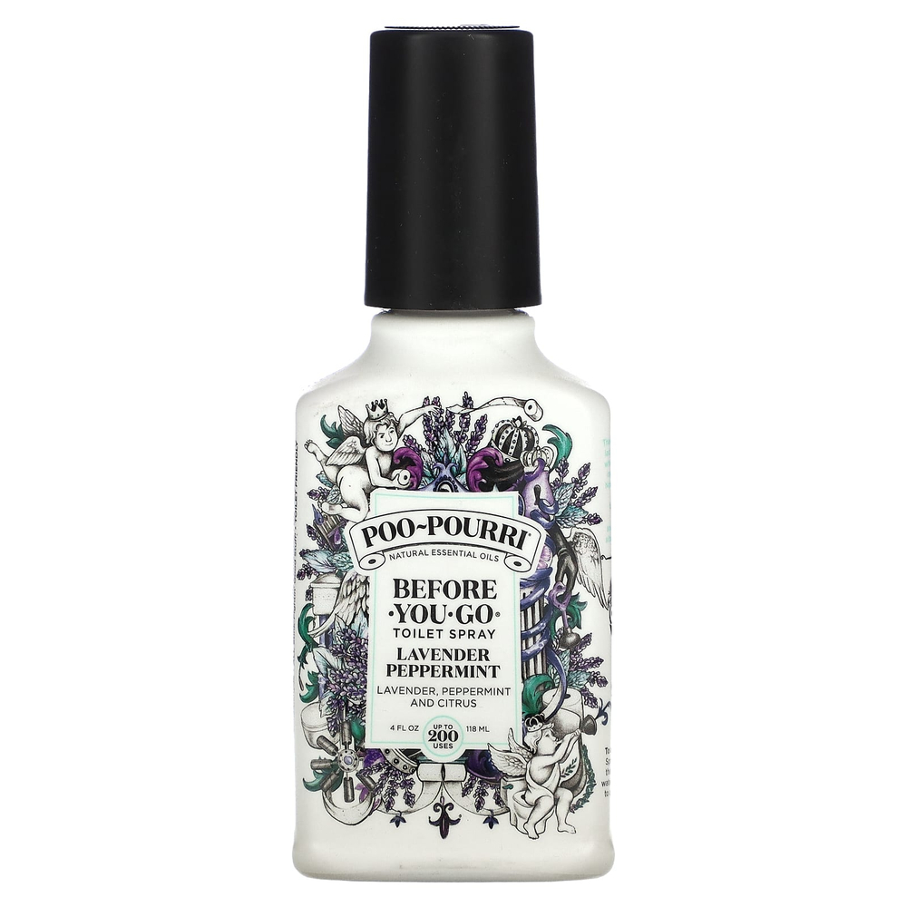 Poo-Pourri, спрей для туалета Before-You-Go®, лаванда и перечная мята, 118 мл
