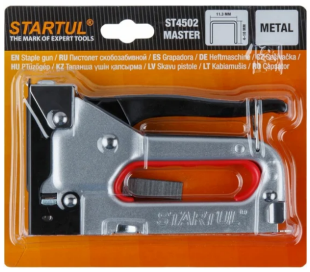 Степлер мебельный 4-10 мм скобы тип 53 STARTUL MASTER ST4502