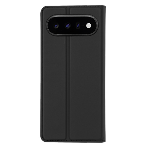 Чехол книжка из кожи черного цвета для Google Pixel 11, серия Skin Pro Series от Dux Ducis
