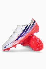 Бутсы adidas F50 Elite Hyperfast FG Junior - белый