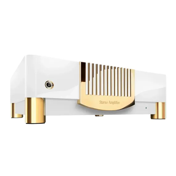MBL N21 Stereo Power Amplifier Piano White Gold