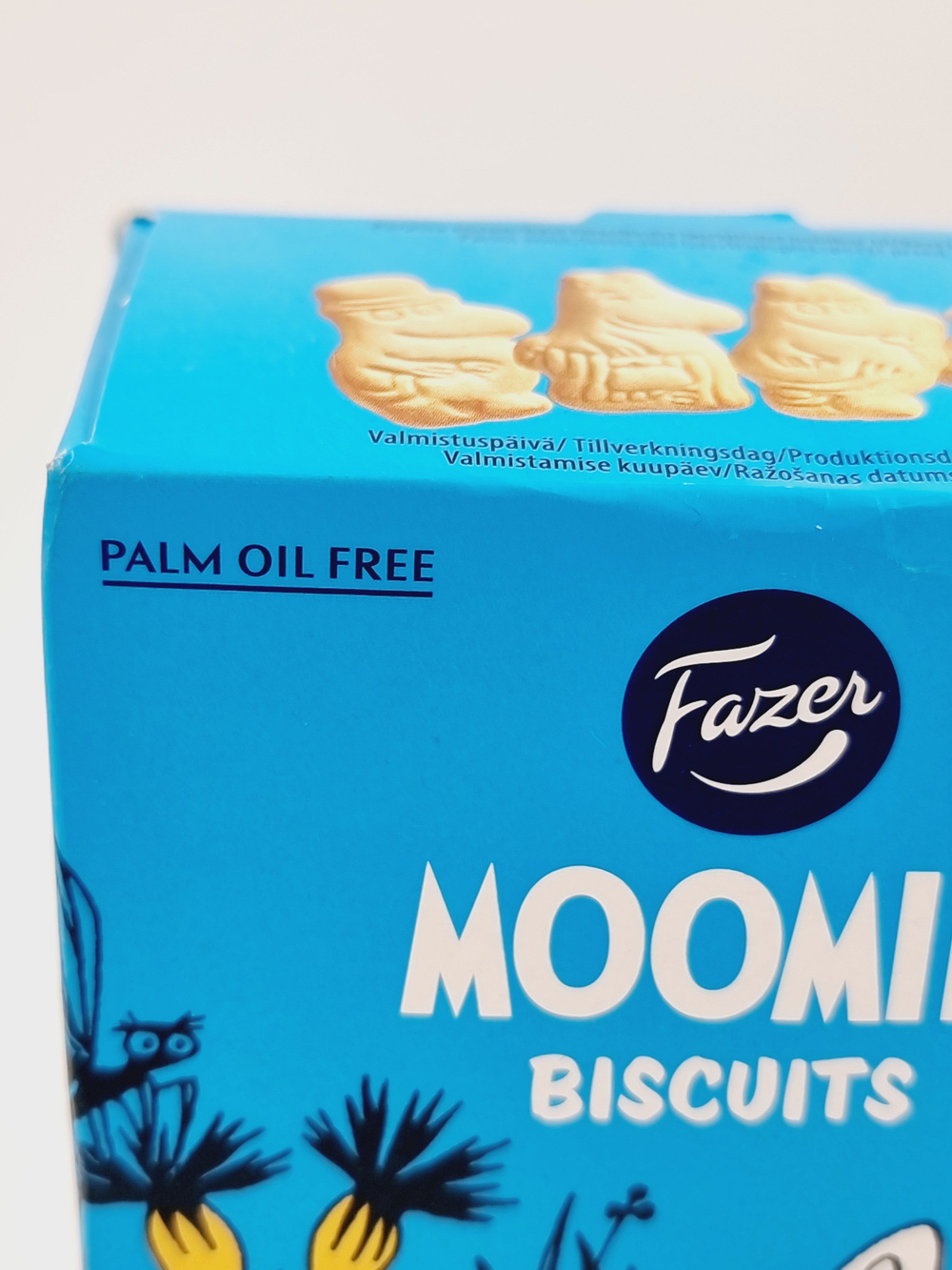 Fazer Печенье MOOMIN BISCUITS Муми-тролль, без пальмового масла, 175 г (из Финляндии)