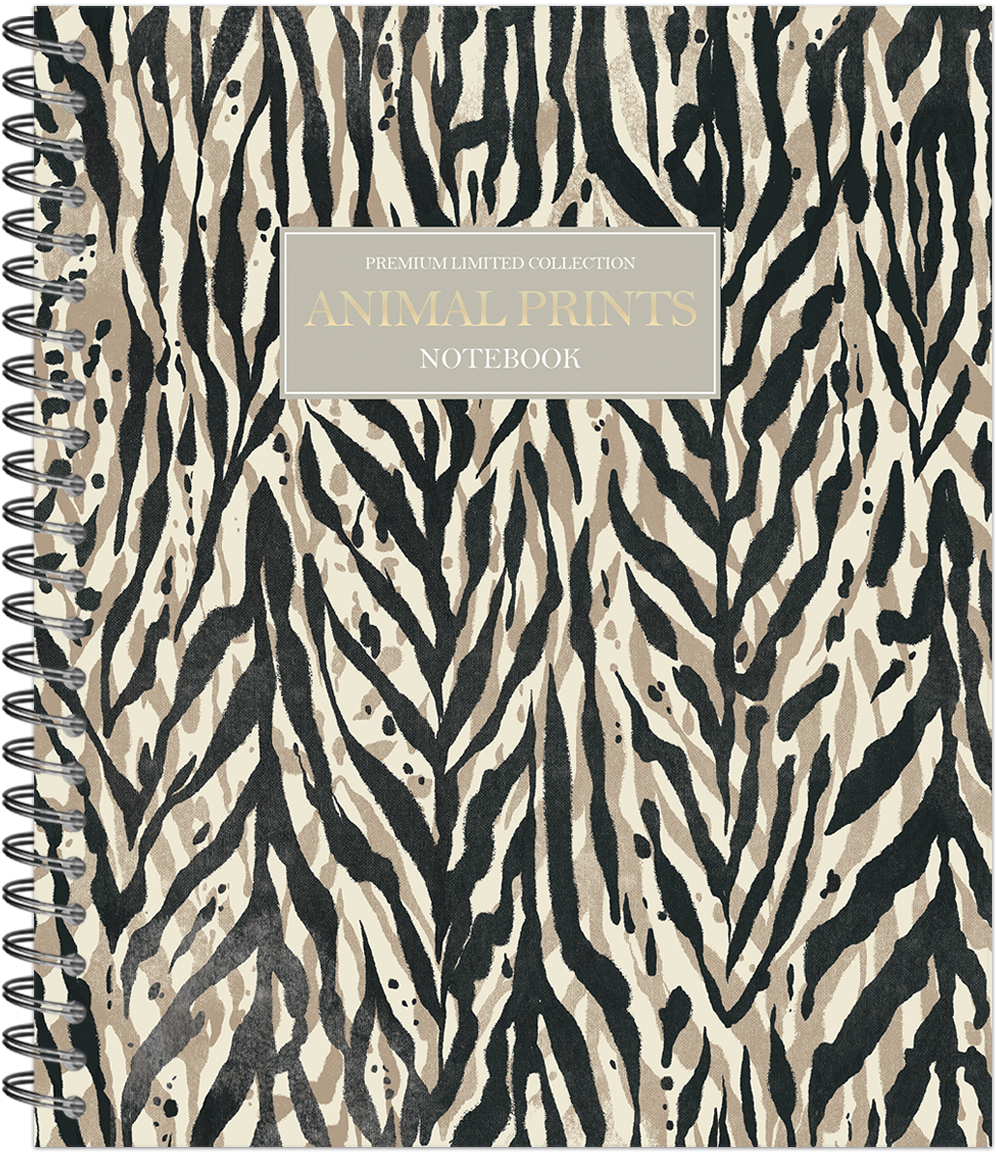 Тетрадь общая 96 листов на металлическом гребне "Animal Print"