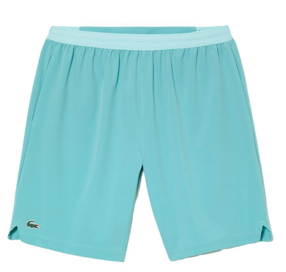 Мужские теннисные шорты Lacoste Tennis x Novak Djokovic Taffeta Shorts - green