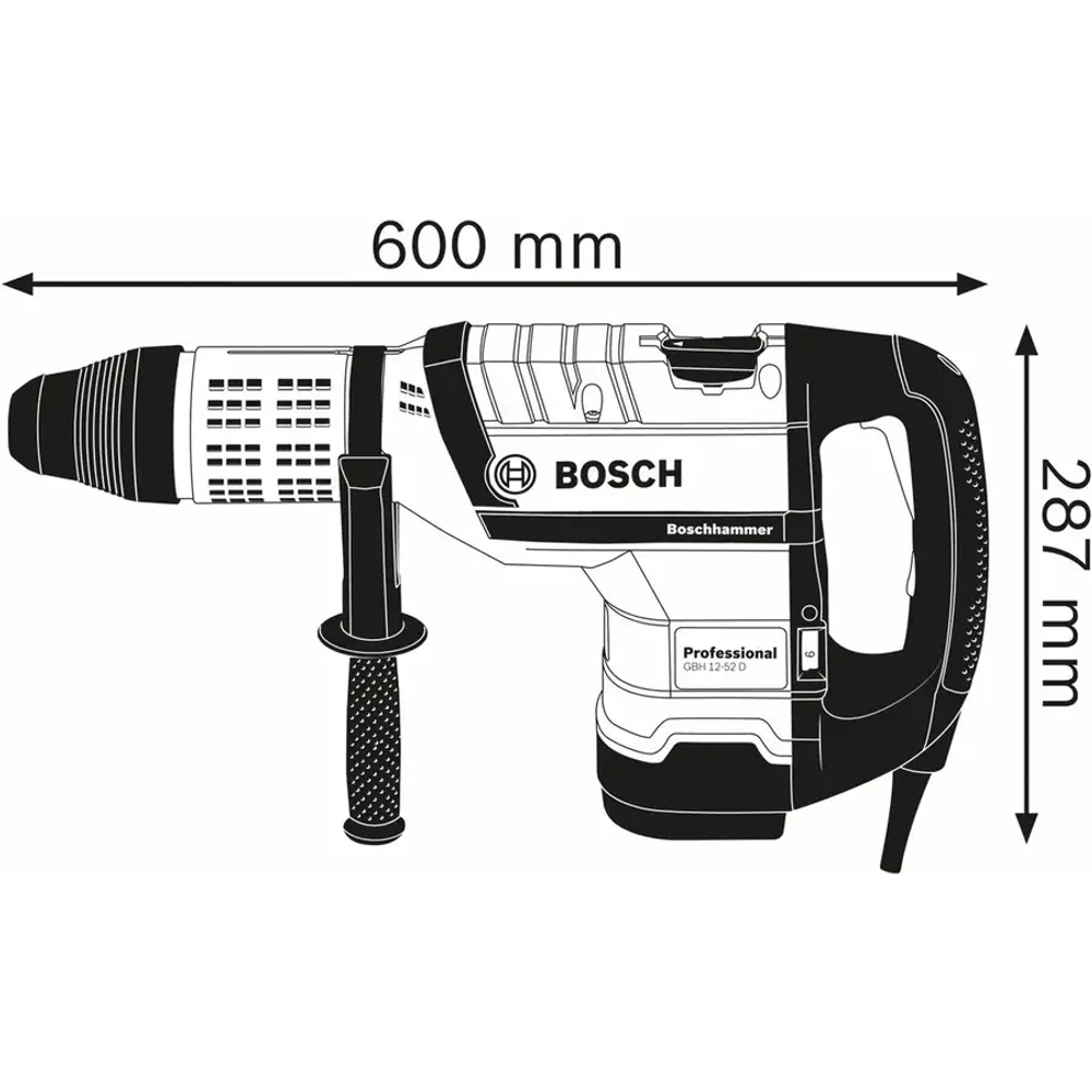 Перфоратор SDS-max GBH12-52D BOSCH 0611266100