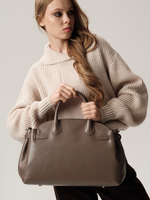 Кожаная сумка Amelie DBR 31463 тауп