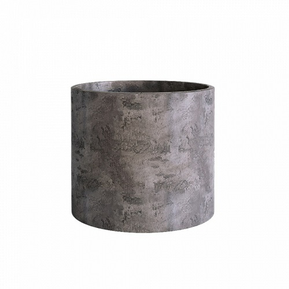 Кашпо Concretika Cylinder D40 H40 Concrete Grey Dark