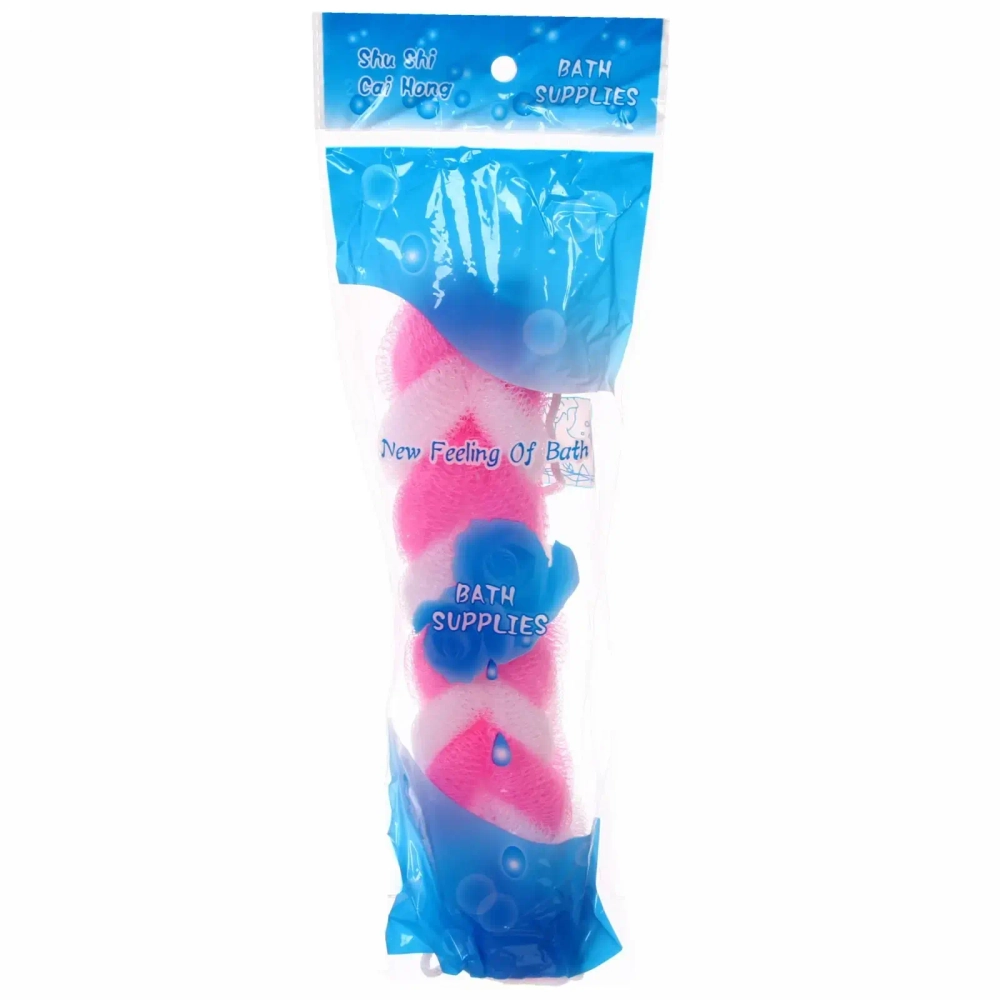 Мочалка для тела полипропиленовая «Ultramarine - Косичка» 25*5см