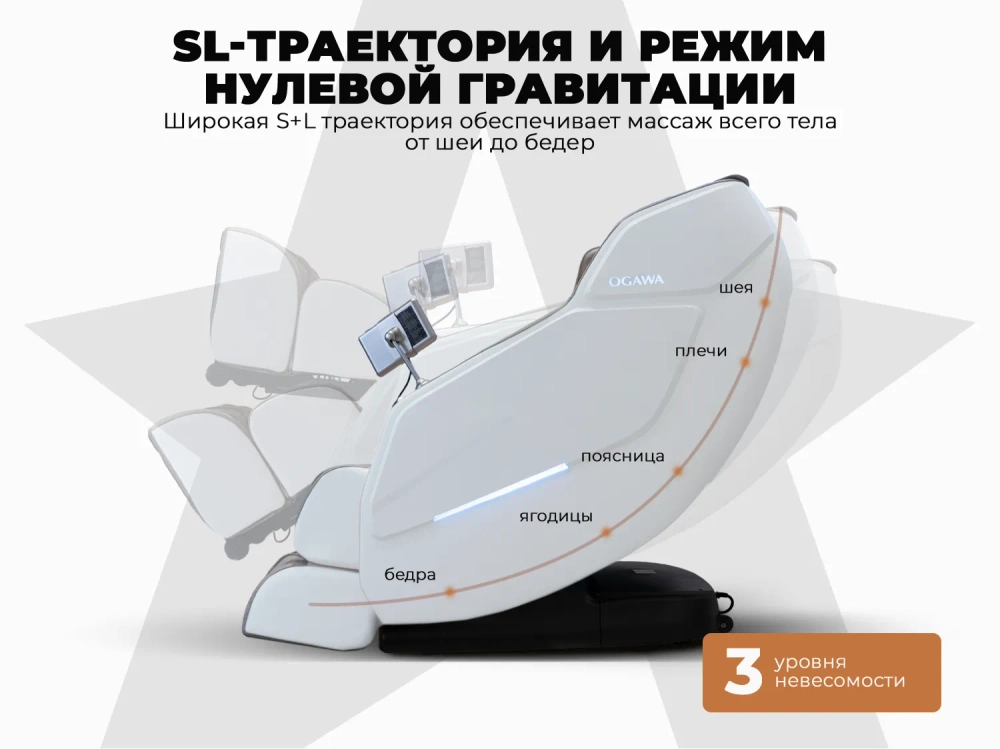 Массажное кресло Ogawa Сириус Smart Zen OG6288