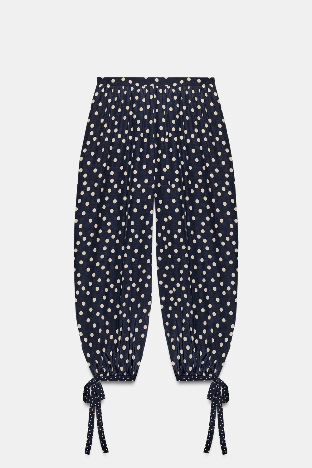БРЮКИ-ШАРОВАРЫ В ГОРОШЕК — ZW COLLECTION — ZARA