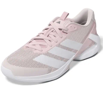 Мужские кроссовки теннисные Adidas Adizero Ubersonic 5 M - distilled pink/footwear white/distilled pink