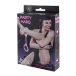 Розовые силиконовые поножи Lola Games Party Hard Limitation 1168-03lola