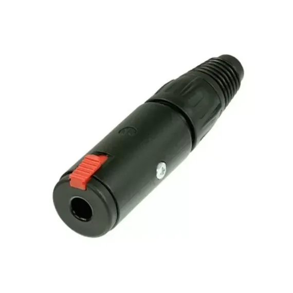 Neutrik NJ3FC6-BAG кабельный разъем Jack 6,3мм TRS (стерео) гнездо, черненый корпус