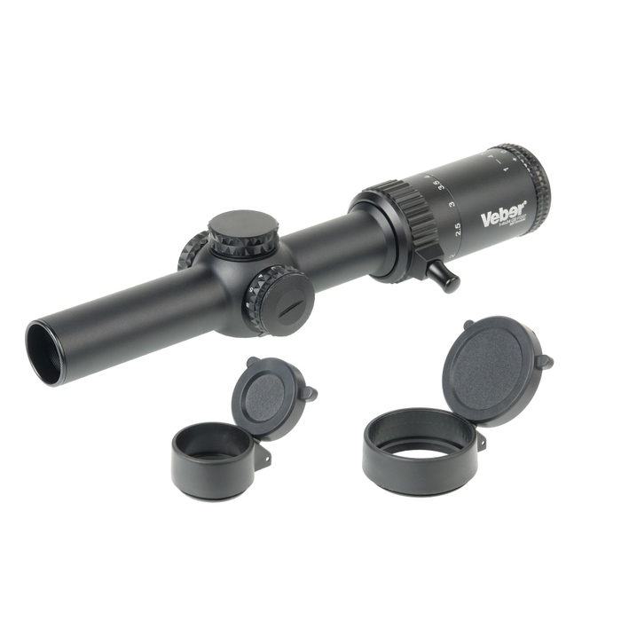 Прицел Veber Wolf 1-4x24 GB FD07 Загонник