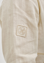 Рубашка мужская лен SHANYRAQ BEIGE