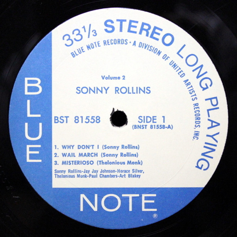 Sonny Rollins / Volume 2 (LP)