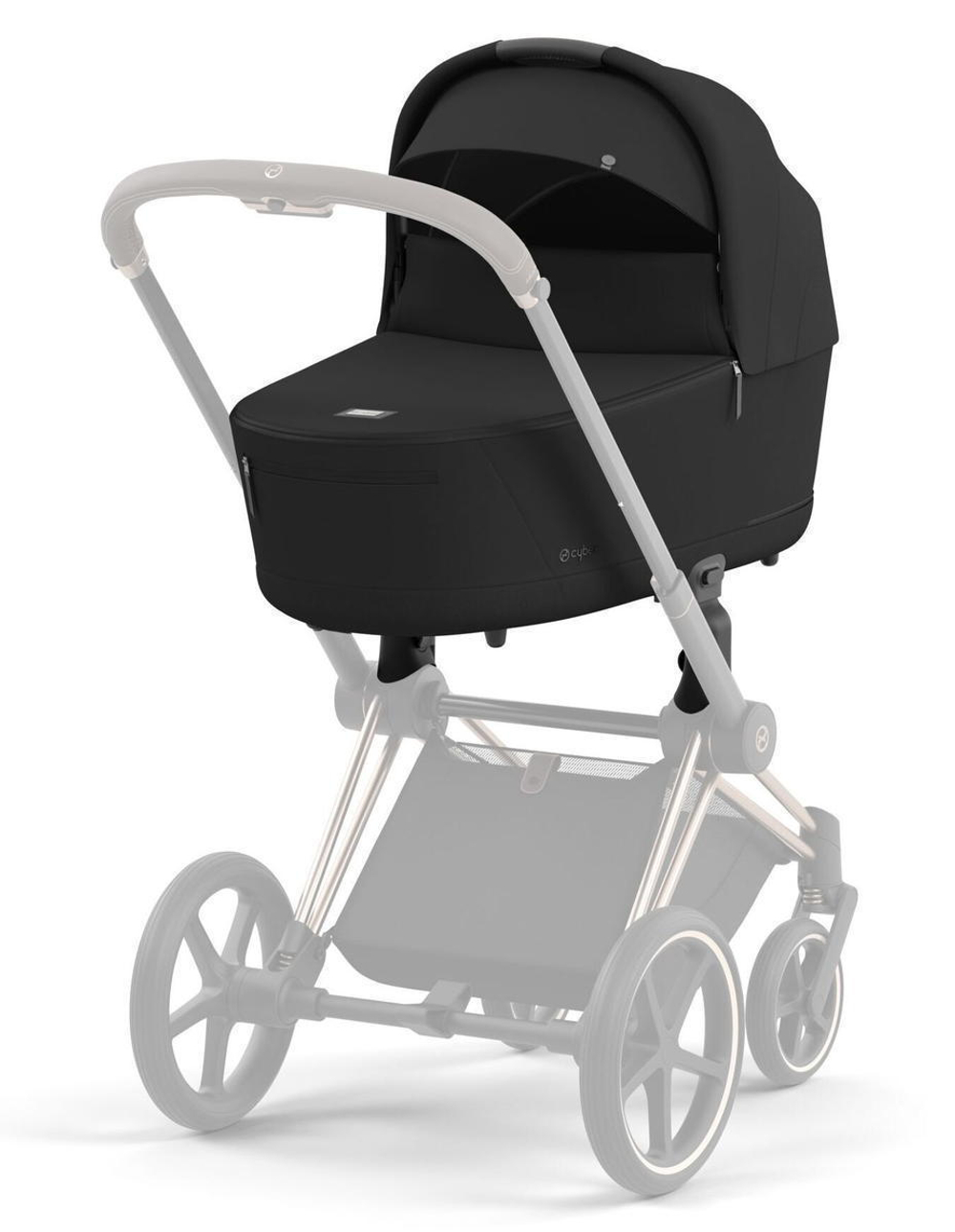 Коляска 3 в 1 Cybex Priam IV Rosegold complete и автокресло Aton S2 i-Size Lava Grey Sepia Black