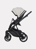 Коляска 2 в 1 Riko Basic Montana Ecco цвет 31 Light Silver-Black (св.серый-черный)