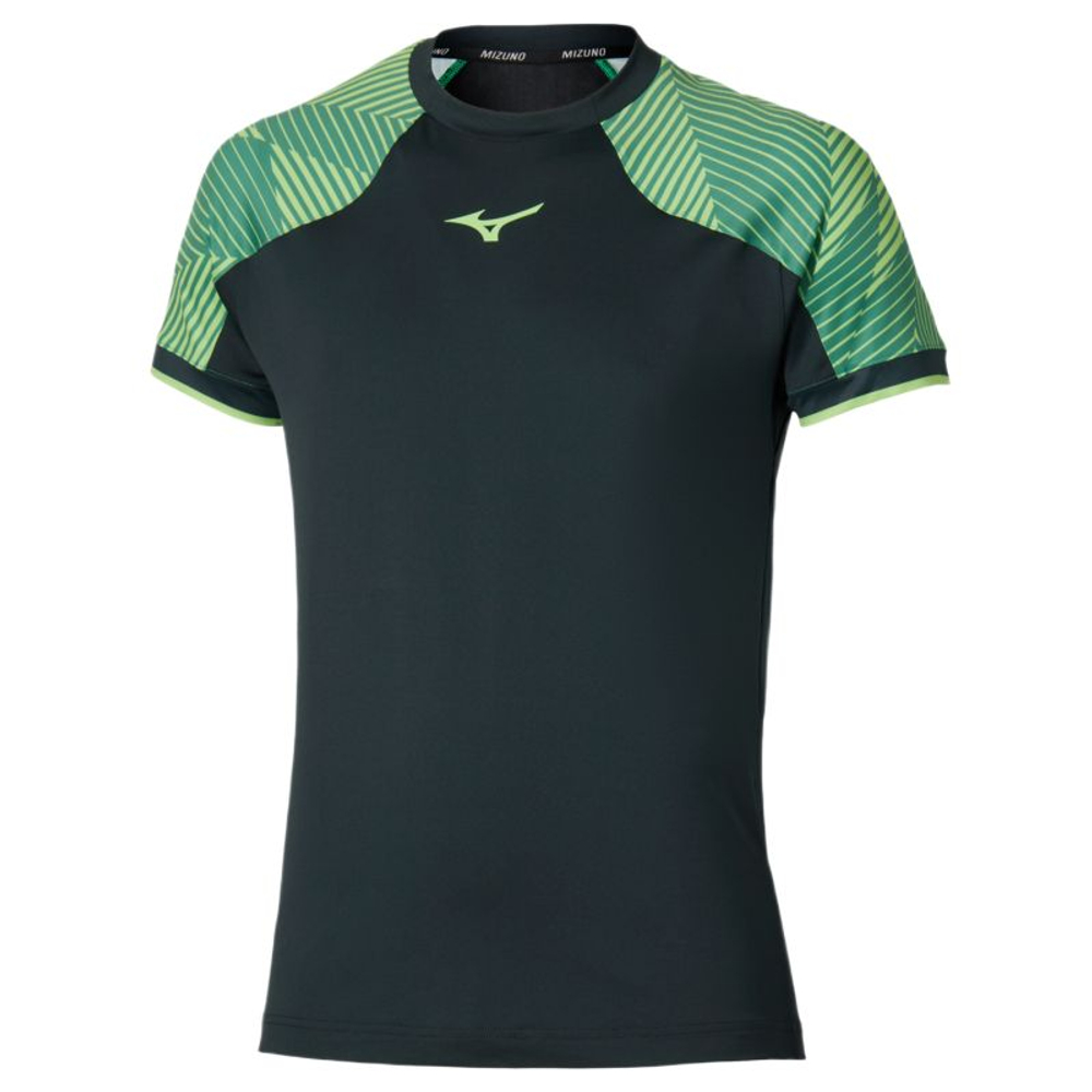 Мужская футболка Mizuno Stargazer Shadow Short-Sleeve - black
