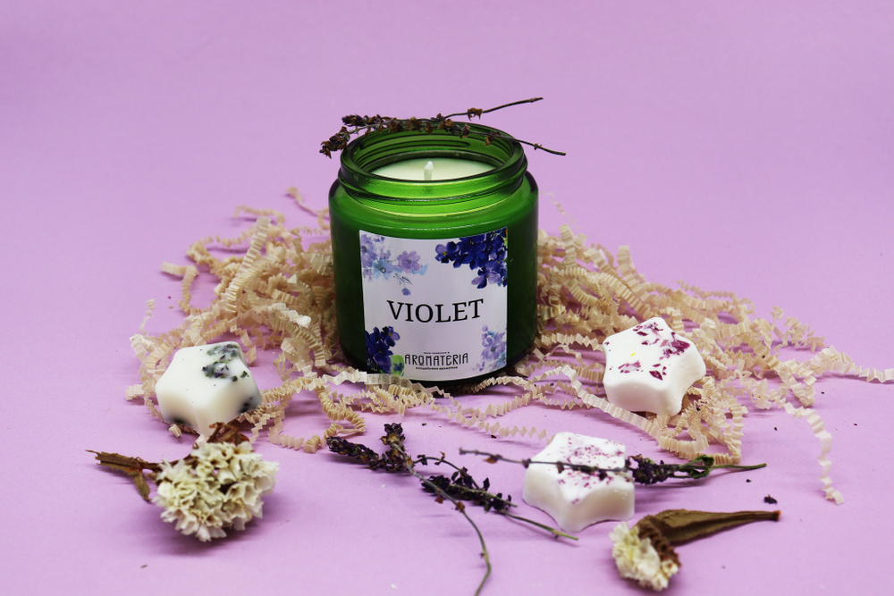 Ароматическая свеча "VIOLET"