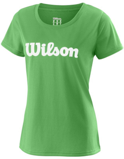 Женская теннисная футболка Wilson W Uwii Script Tech Tee - andean toucan
