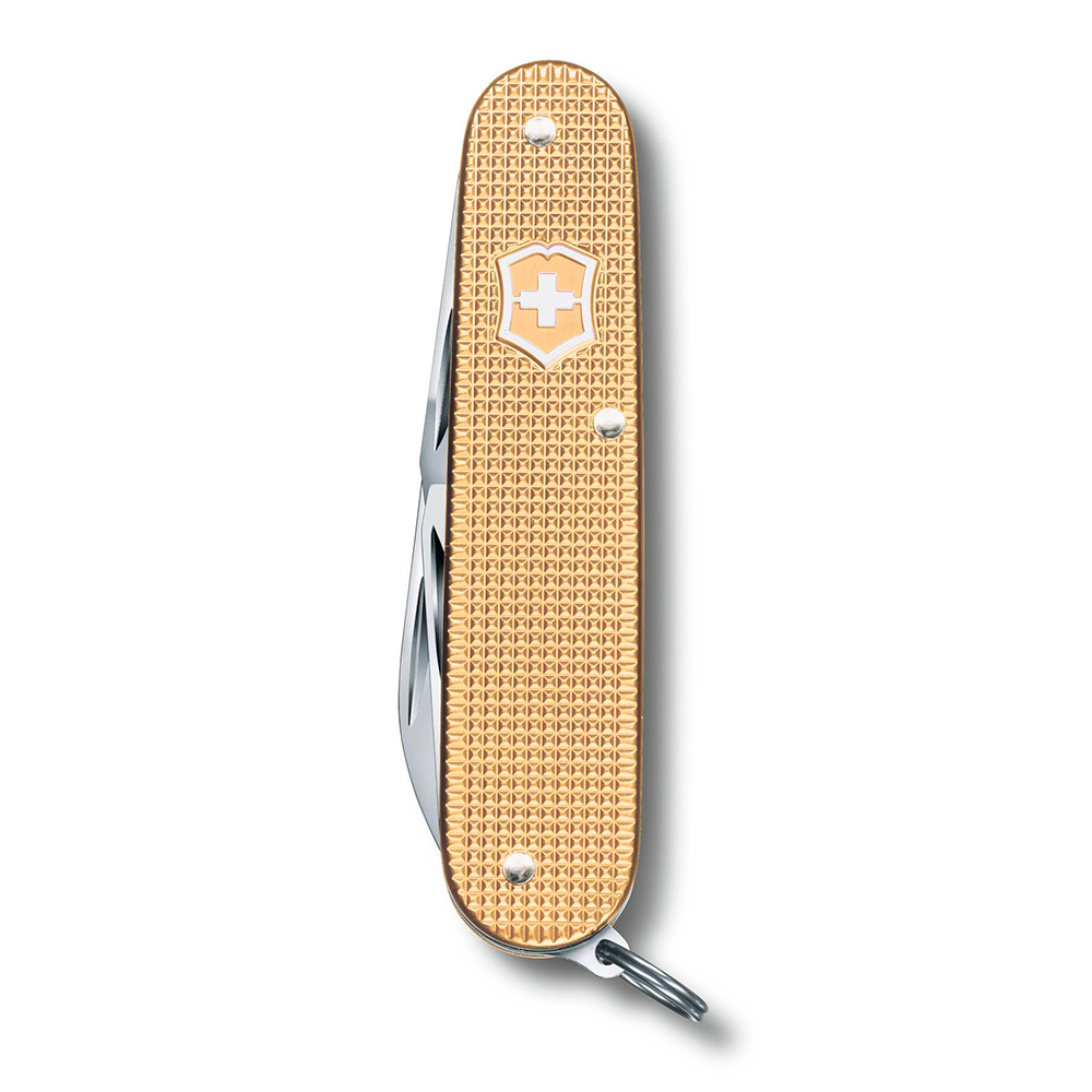 Нож Victorinox Alox Cadet, 84 мм, 9 функций, золотистый (подар. упаковка), 0.2601.L19