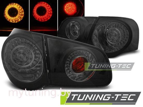Задние фонари smoke led для VW Passat B6 avant