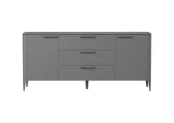 Тумба Type oak 2 двери 3 ящика (серый)
