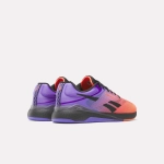 Кроссовки мужские Reebok Nano X5 (Фиолетово-Оранжевые)